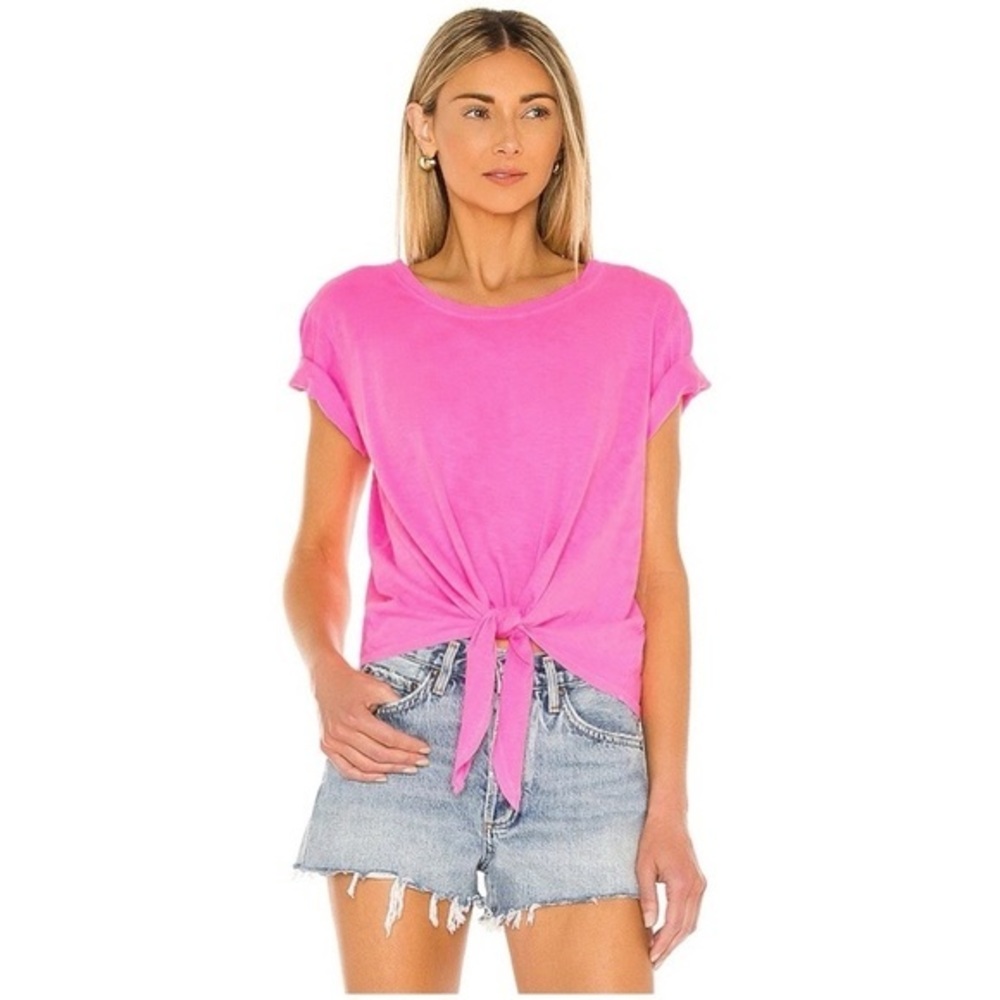 Sundry Tie Front Tee